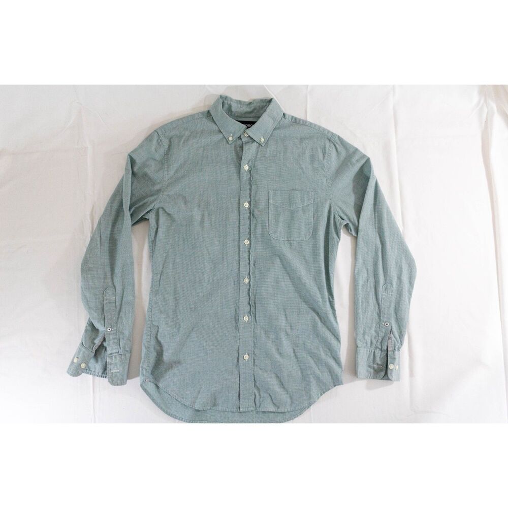 Bonobos Men’s Stretch Slim Fit Long Sleeve Button Down Green